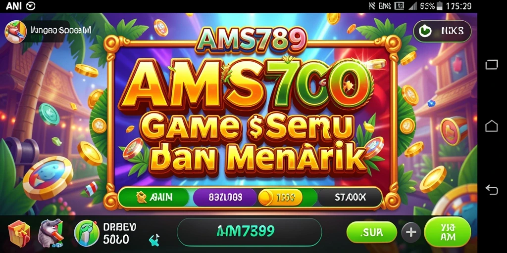 Tampilan menarik gameplay slot di AMS789.