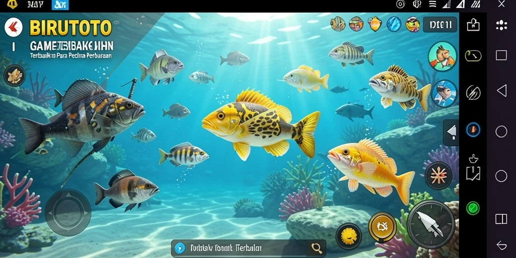 Tampilan utama gameplay BIRUTOTO yang seru dan menantang.