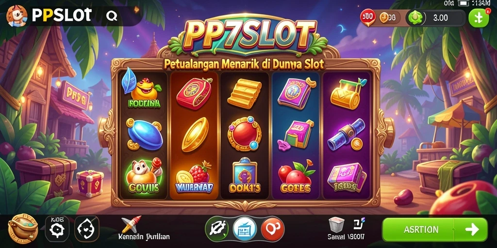 Tampilkan gameplay seru dari PP7SLOT dalam petualangan slot.