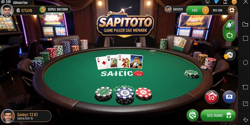 Tampilan gameplay seru dari SAPITOTO yang memukau.