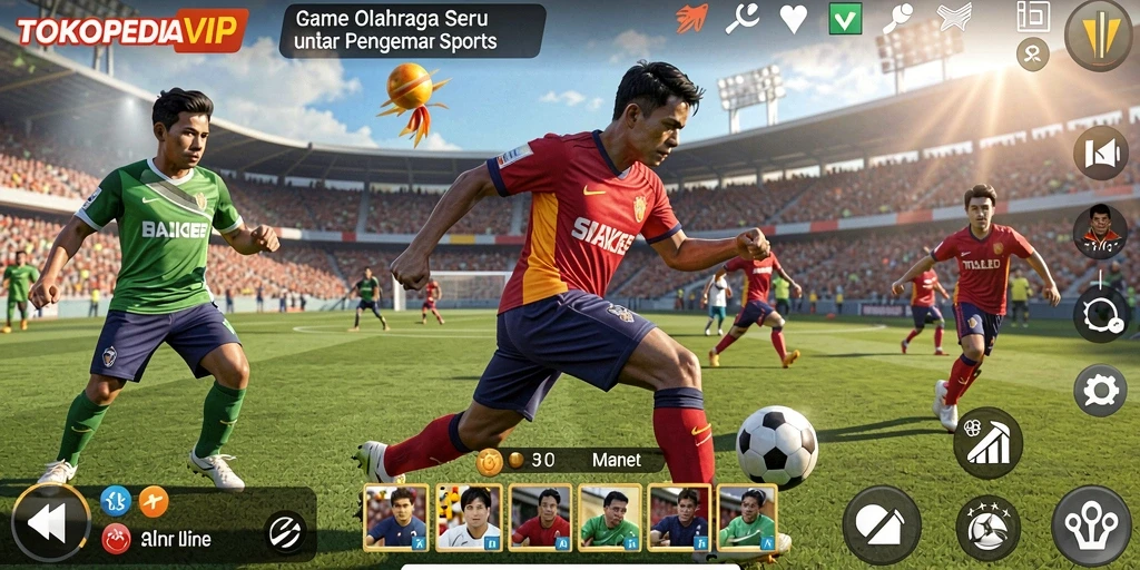 Tampilan menarik dari gameplay TOKOPEDIAVIP yang seru.